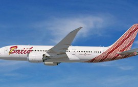 Artists impression of a Batik Air 787 Dreamliner.