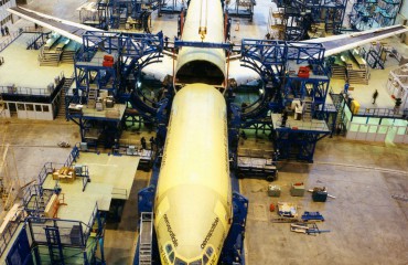 The First A340 in production