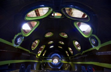 The cabin of Spaceshiptwo