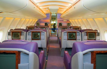 The Upper Deck on a Boeing 747