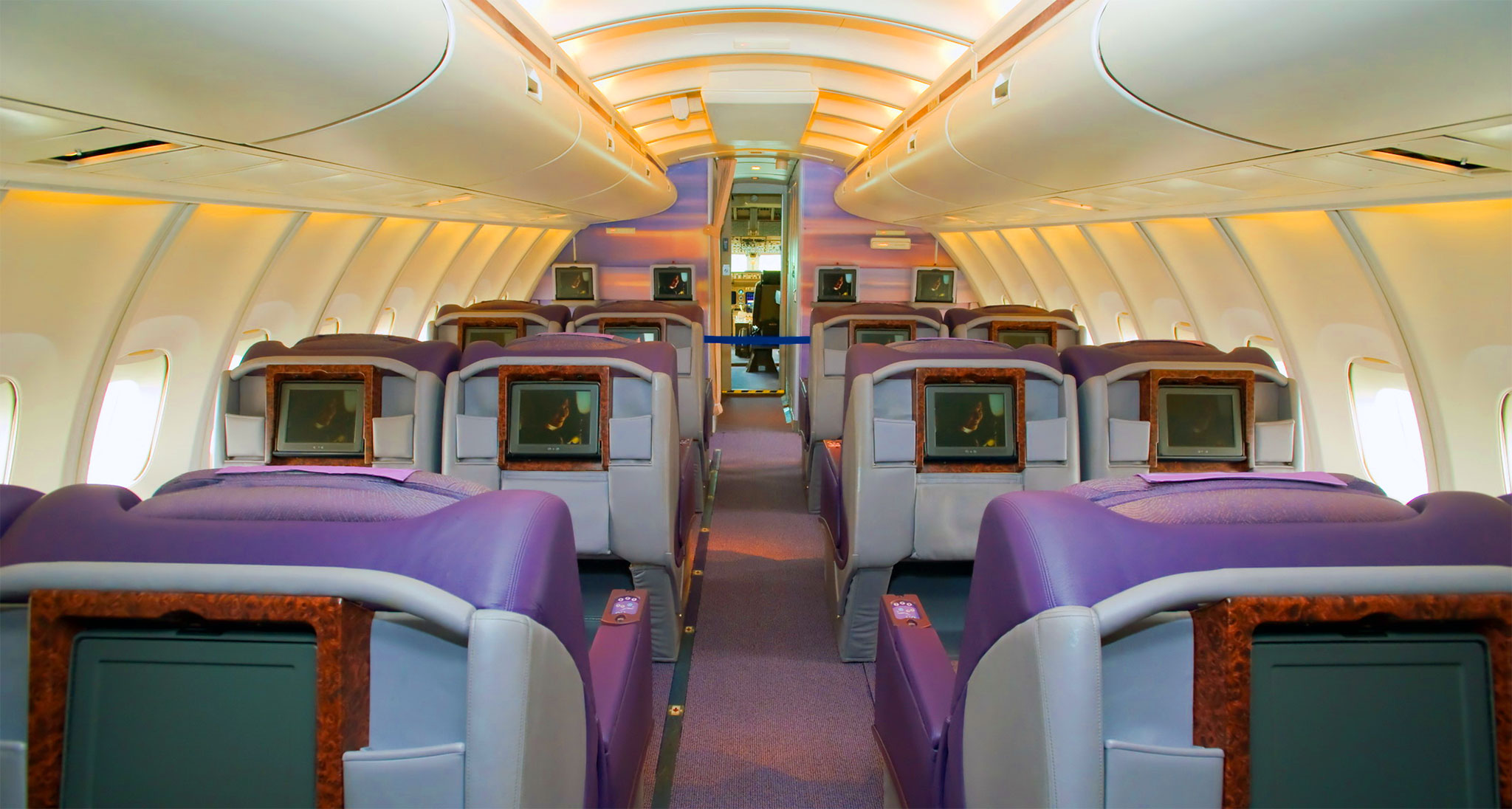 Inside Boeing 747 Cargo Plane