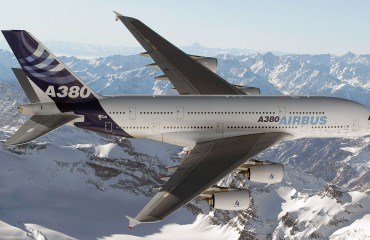 The most well known Airbus aircraft, the A380